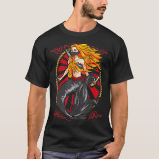 Camiseta Ninja Mermaid Legal Shinobi Mercenário Grap