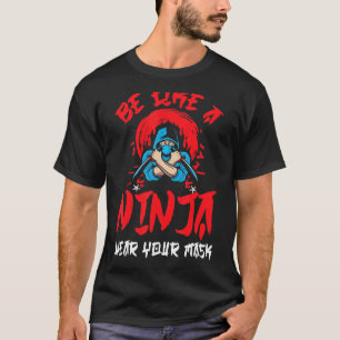 Camiseta Ninja Ninjutsu Shaolin Shuriken Katana Sword Spy S