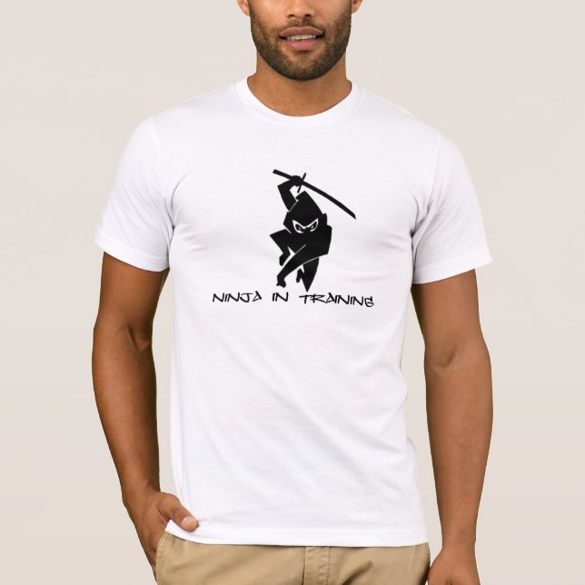 Camiseta ninja no treinamento (Frente)