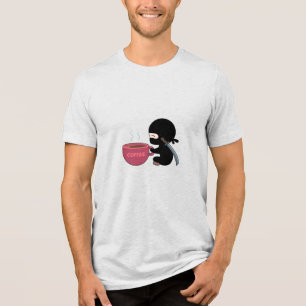 Camiseta Ninja Pequeno com Mug de Café Grande