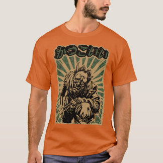 Camiseta Ninja retro estilo japonês para Otaku e geek