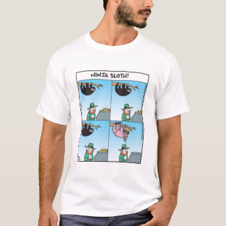 Camiseta Ninja Sloth - Dia de São Patrício