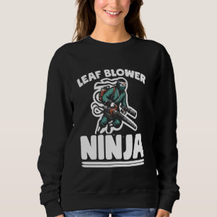 Camiseta Ninja Soprador de Folhas Cuidados com o Gramado Co