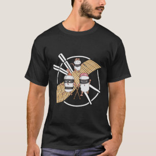 Camiseta Ninja Sushi Começa Uma Missão De Emergência Karate