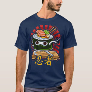 Camiseta Ninja Sushi Japão
