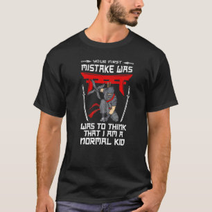 Camiseta Ninja Sword Samurai Ninjutsu Adultos Homens Menina