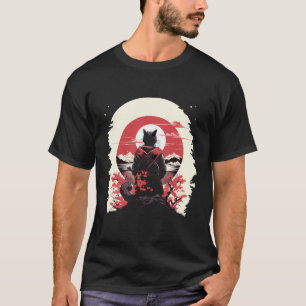 Camiseta Ninja Ukiyo-E Anime Style Samurai