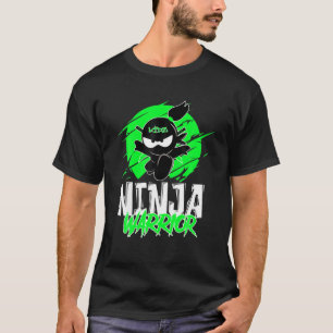 Camiseta Ninja Warrior Kids Warrior I Pausa Meu Jogo Para N