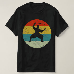 Camiseta ninja warrior retro vintage