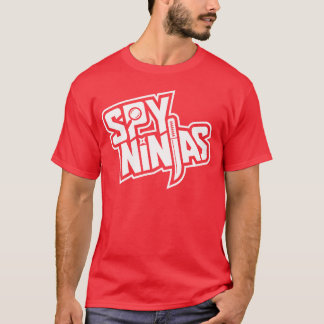 Camiseta Ninjas de jogos de espionagem selvagem com menino 