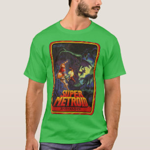 Camiseta Nintendo Super Metroid Kanji - Poster Gráfico