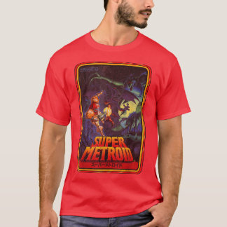 Camiseta Nintendo Super Metroid Kanji Poster Style Graphic7