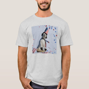 Camiseta Nipper, o Dia da Independência do Cão RCa