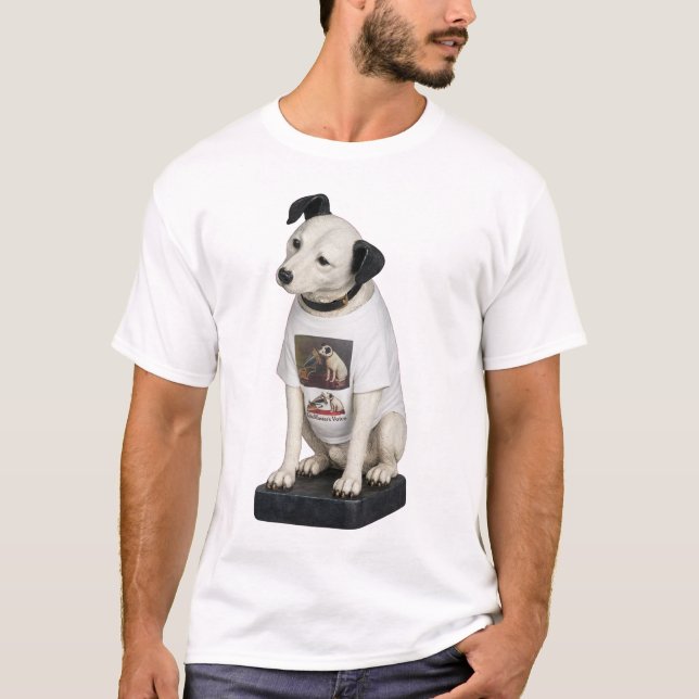 Camiseta Nipper RCA Victor Dog Vestindo (Frente)