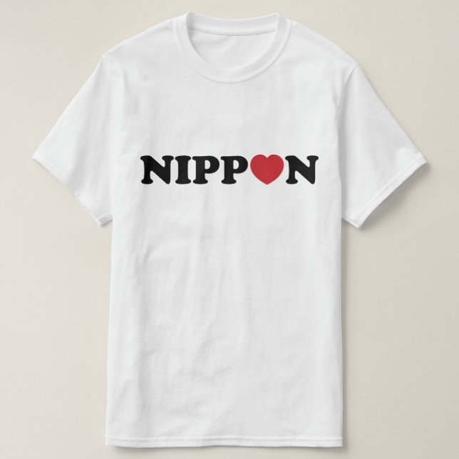 Camiseta Nippon Love Heart (Frente do Design)