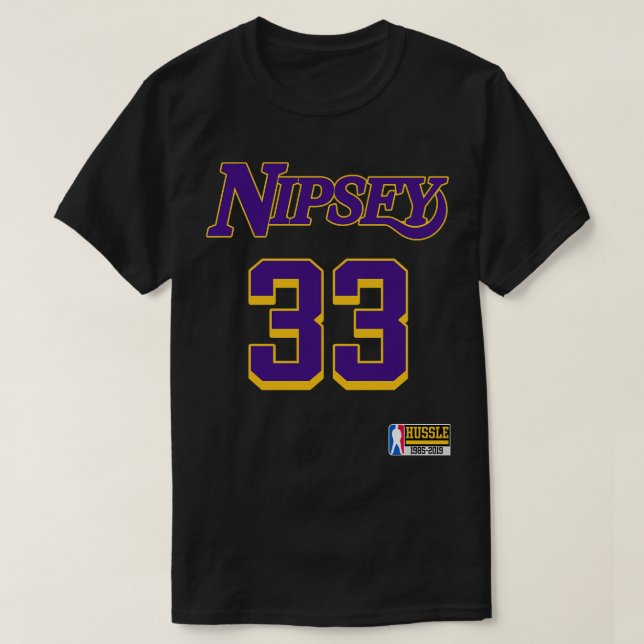 Camiseta Nipsey Hussle Tribute Jersey (Frente do Design)