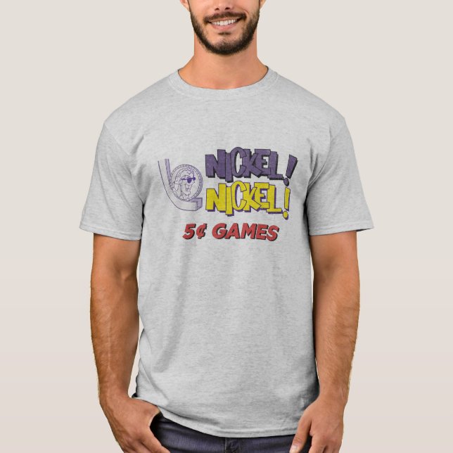 Camiseta Níquel Nickel 5 centavos Jogos de vestuário (Frente)