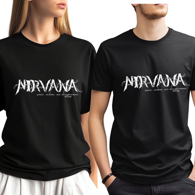 Camiseta Nirvana - Peace, Wisdom, and Enlightenment  (Criador carregado)