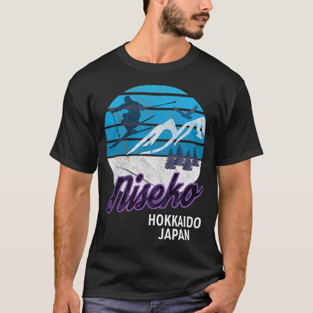 Camiseta Niseko Hokkaido Island Japan Ski Resort (Frente)