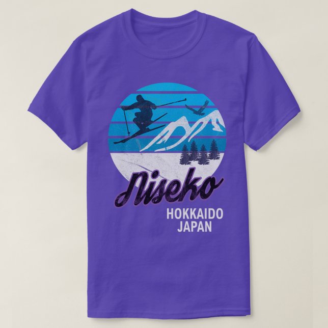 Camiseta Niseko Hokkaido Island Japan Ski Resort Snowboardi (Frente do Design)