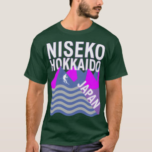 Camiseta Niseko Hokkaido Island Japão Ski Resort Snowboard