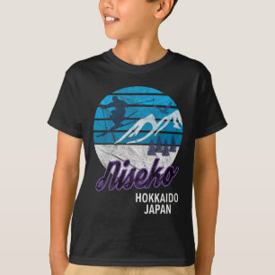 Camiseta Niseko Ilha Hokkaido Japão Estação de Esqui Snowbo