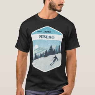 Camiseta Niseko Ski Resort Japão Ilha Hokkaido Snowboardi