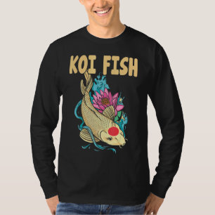 Camiseta Nishikigoi Japonês Tradicional Koi Fish Koi Fish K