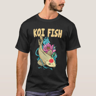 Camiseta Nishikigoi Peixe Tradicional Japonês Koi Peixe Koi