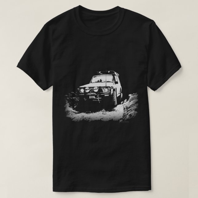 Camiseta Nissan Patrol GQ (Frente do Design)
