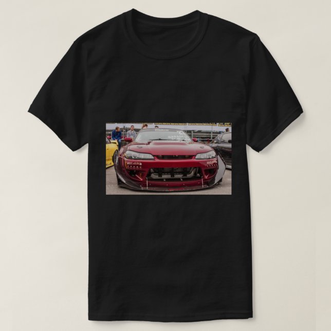Camiseta Nissan S15 Silvia - Drift Car (frente) (Frente do Design)