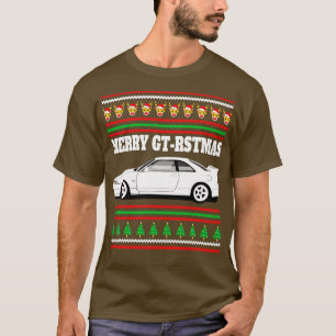 Camiseta Nissan Skyline GTR R33 Feliz Gtrstmas