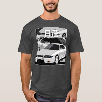 Camiseta Nissan Skyline Gtr r33 Histórias em quadrinhos Jap
