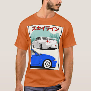 Camiseta Nissan Skyline Gtr r33 r34