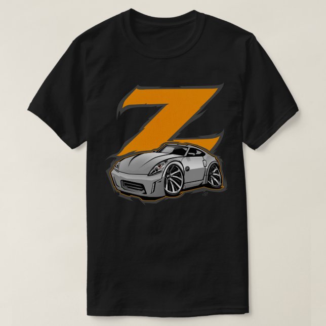 Camiseta Nissan Z CarToon Classic T Shirt (Frente do Design)