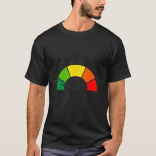Camiseta Níveis baixos de cortisol v meme
