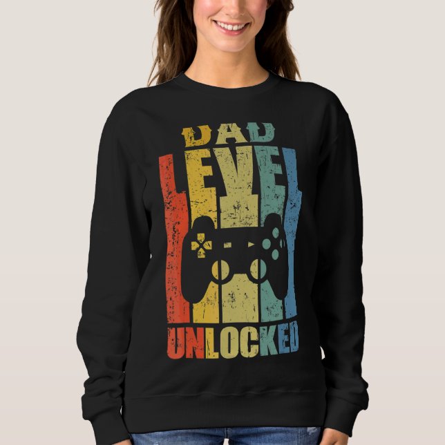 Camiseta Níveis de Pai de Anúncio de Gravidez Desbloqueados (Frente)
