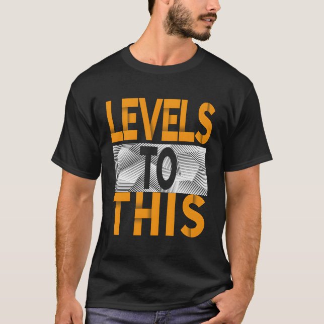 Camiseta Níveis Para Esta Cor Laranja (Frente)