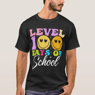 Camiseta nível 100 dias da escola 100 dias de carregamento