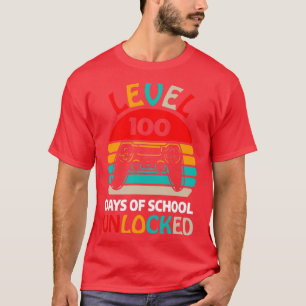 Camiseta nível 100 dias de escola desbloqueada 12