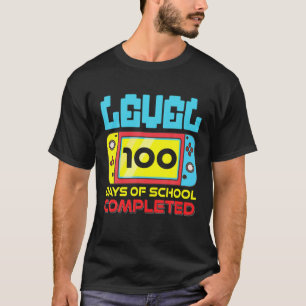 Camiseta Nível 100 Dias De Gama De Videos games Concluído