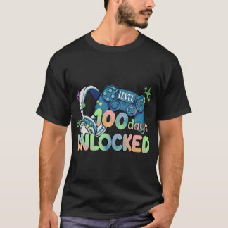Camiseta Nível 100 Dias Desbloqueados