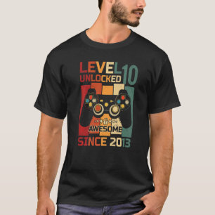 Camiseta Nível 10 Espetacular 2013 Gamer Boy 10th Birt