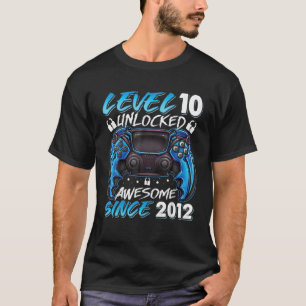 Camiseta Nível 10 Impressionante Desde 2012 10º Aniversá