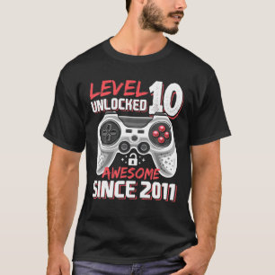 Camiseta Nível 10 Vídeo Jogo Espetacular 2011 10Th Bir
