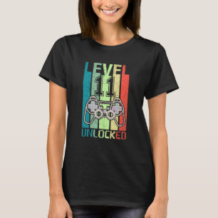 Camiseta Nível 11 11 de Aniversário do Jogador de Vídeo Des