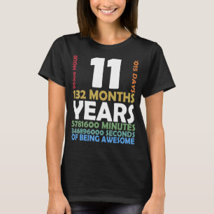 Camiseta Nível 11 11 de jogos de vídeo desbloqueados Festa