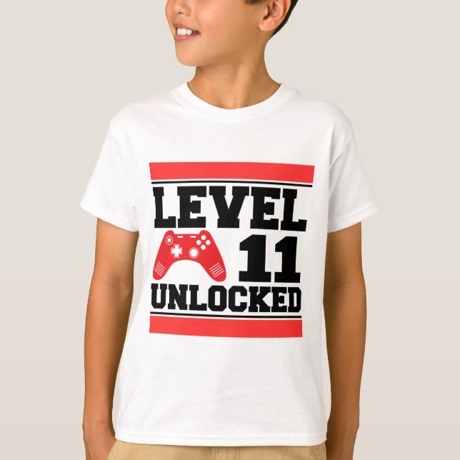Camiseta Nível 11 Desbloqueado (Frente)