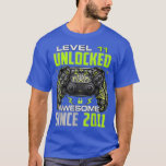 Camiseta Nível 11 Desbloqueado Incrível Desde o Aniversário<br><div class="desc">Nível 11 Desbloqueado Incrível Desde 2011,  Jogos de Aniversário do 11 772.</div>