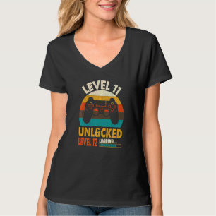 Camiseta Nível 11 Nível 12 de carregamento de 11 de nível 1